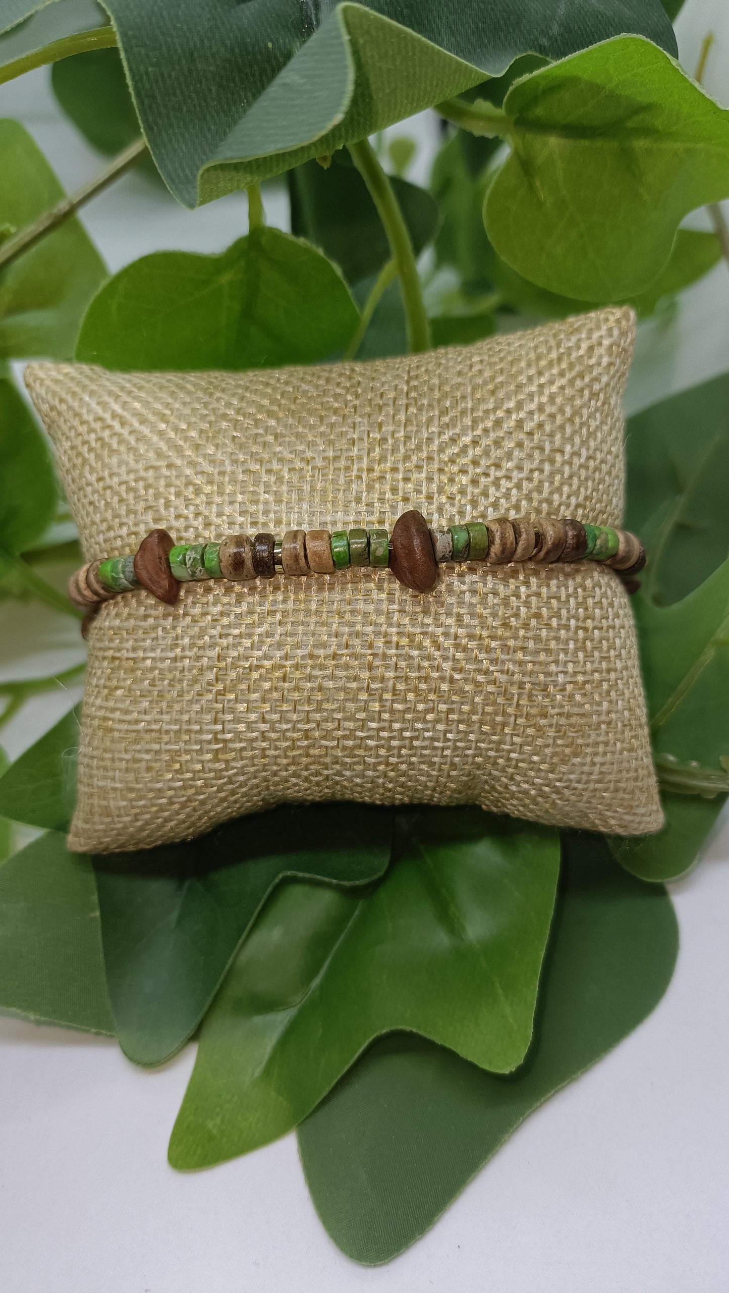 Bracelet coco vert