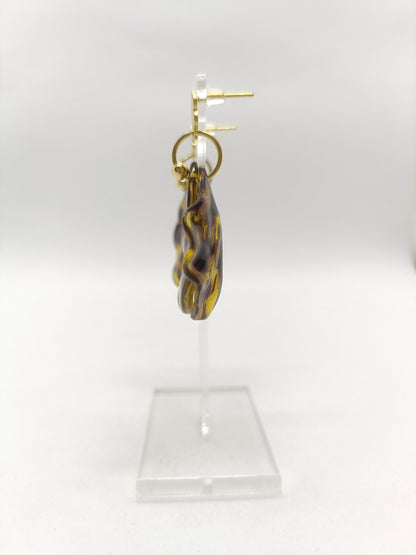 Boucles d'oreilles léopard