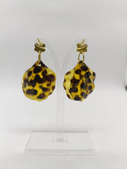 Boucles d'oreilles léopard