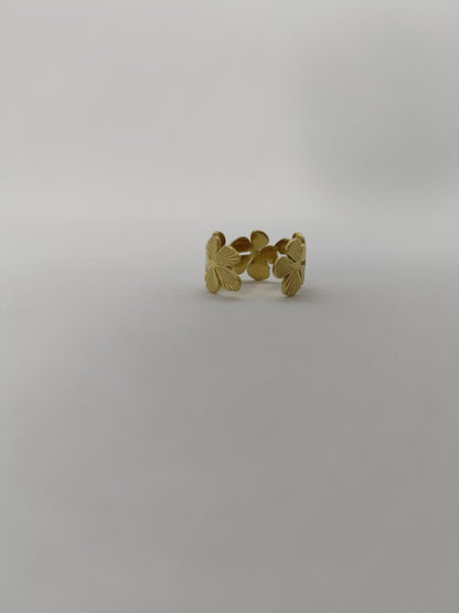 Bague couronne de fleurs
