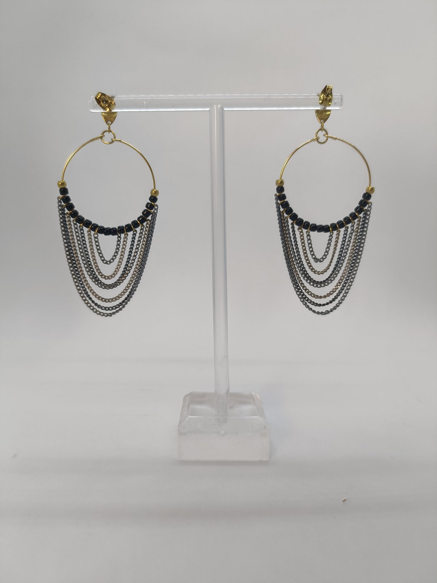 Grandes boucles d'oreilles créoles