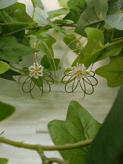 Boucles d'oreilles fleurs
