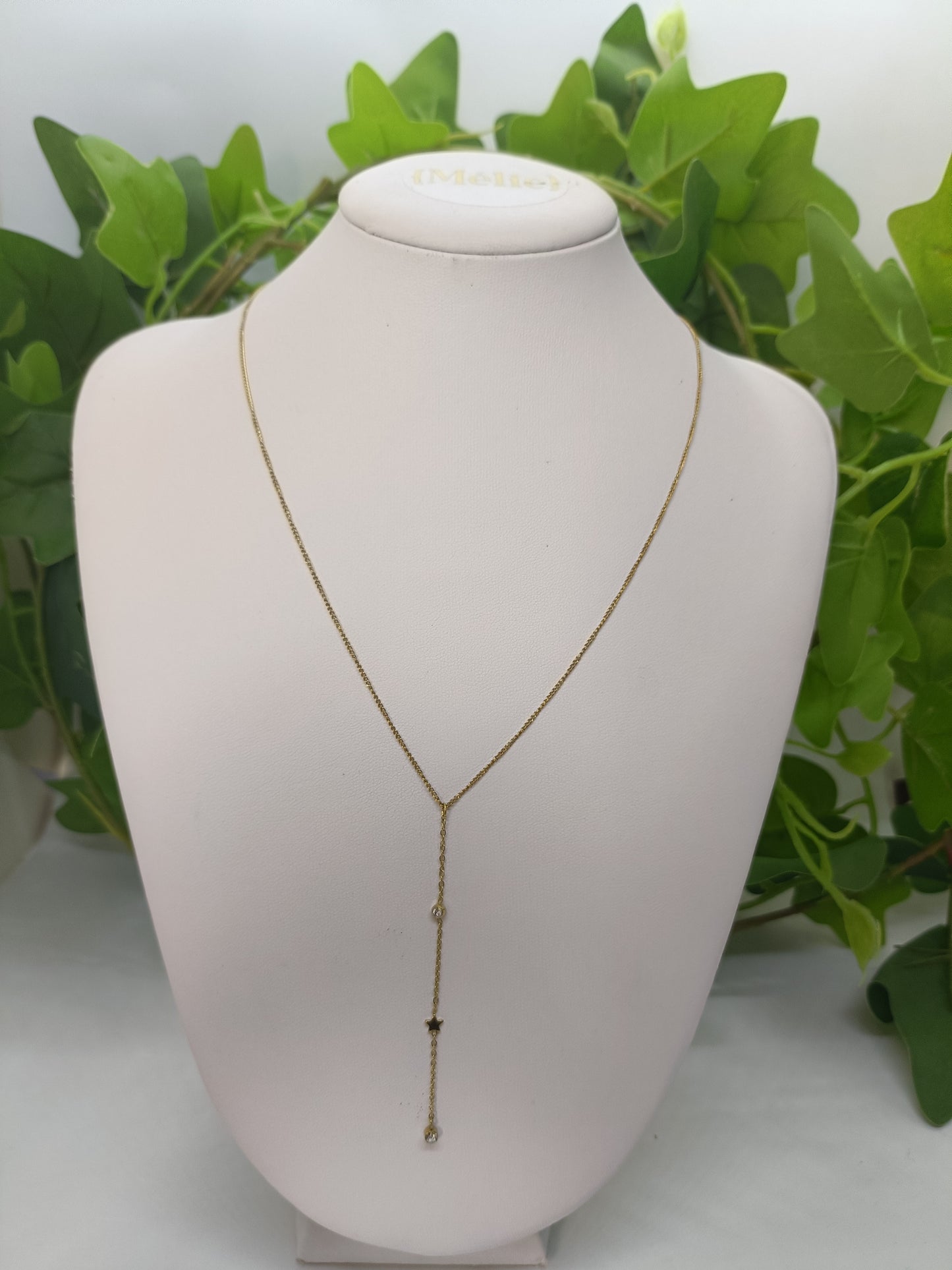 Collier zircons et étoile