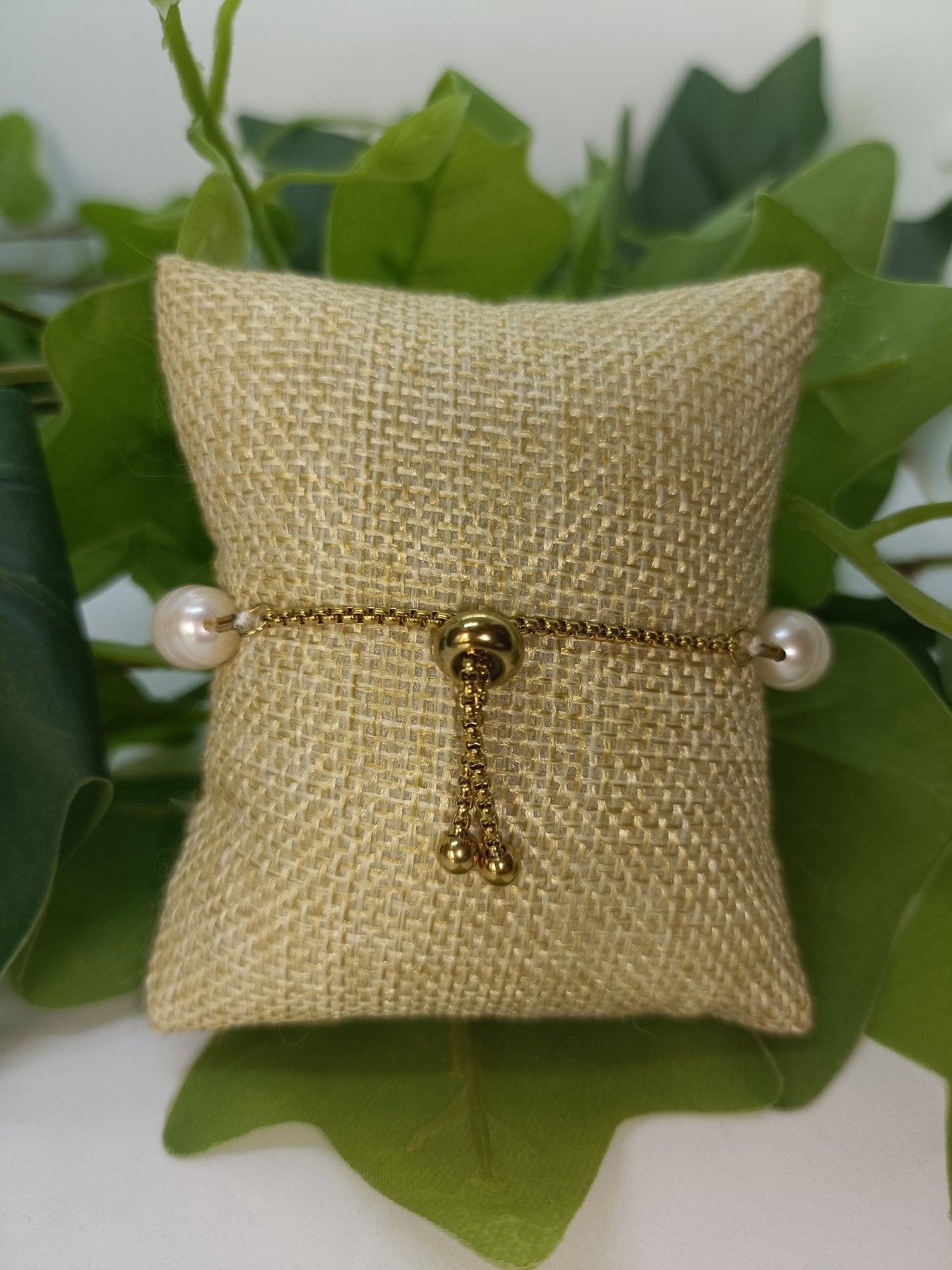 Bracelet a grosses perles d'eau douce