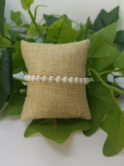Bracelet en perles d'eau douce simple