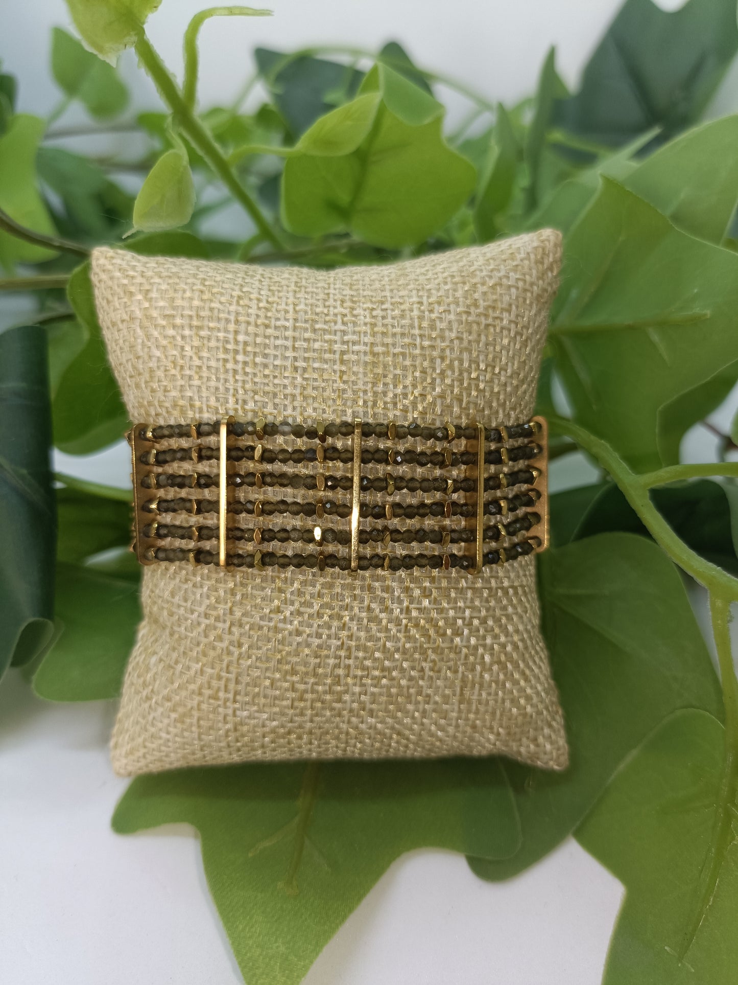 Bracelet multirang de pierres