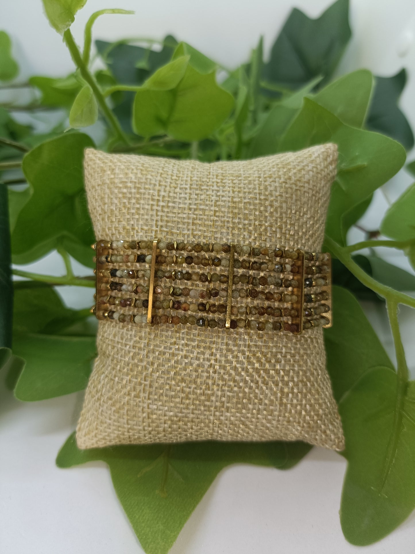 Bracelet multirang de pierres