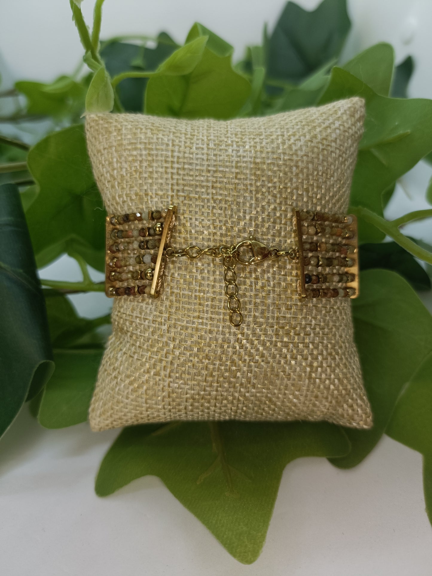 Bracelet multirang de pierres