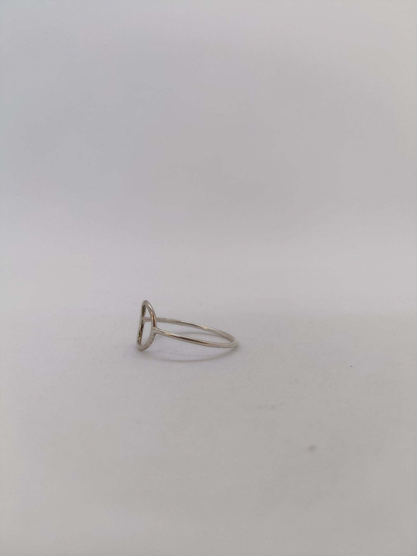 Bague cercle évidé argent 925