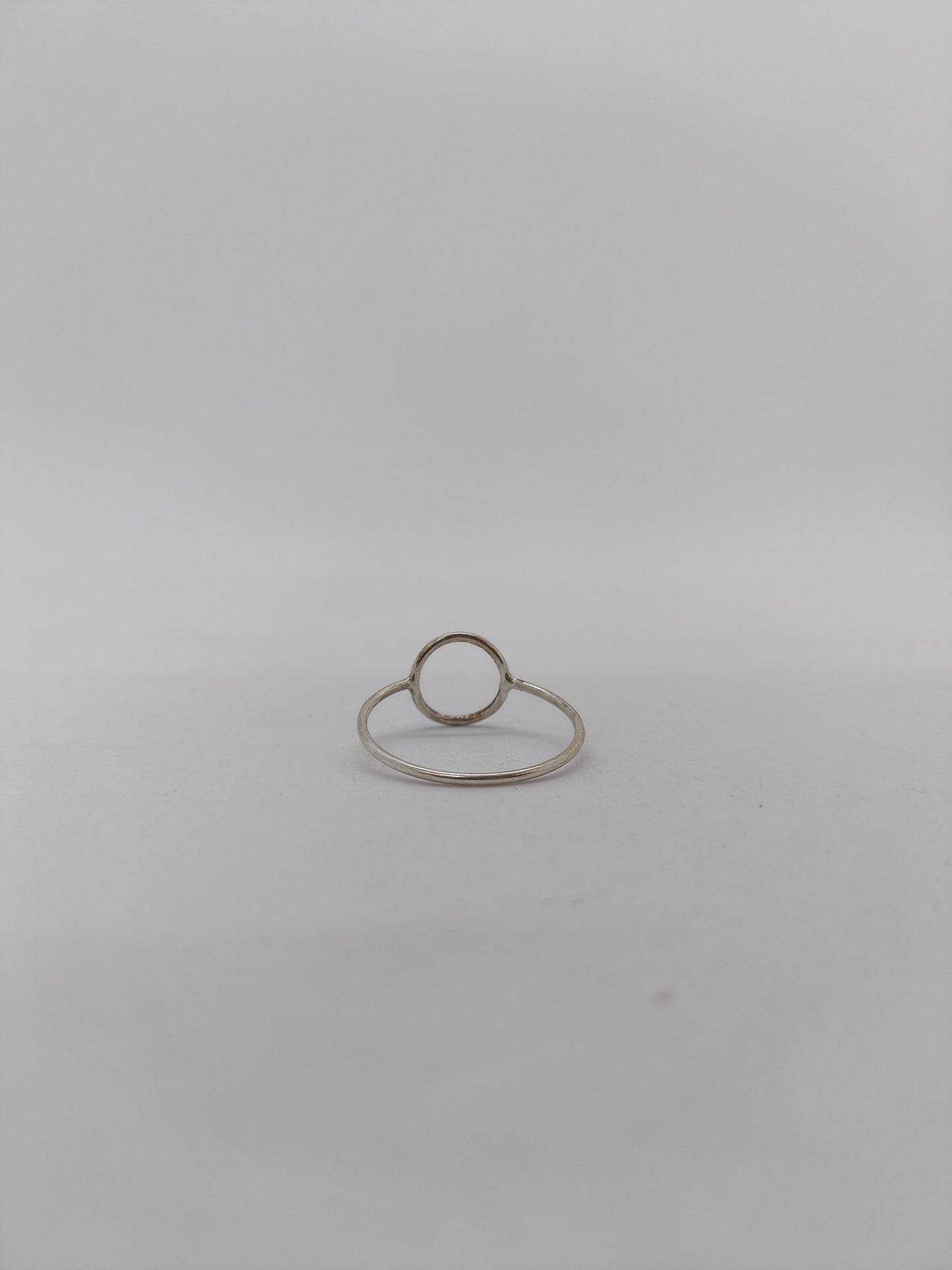 Bague cercle évidé argent 925