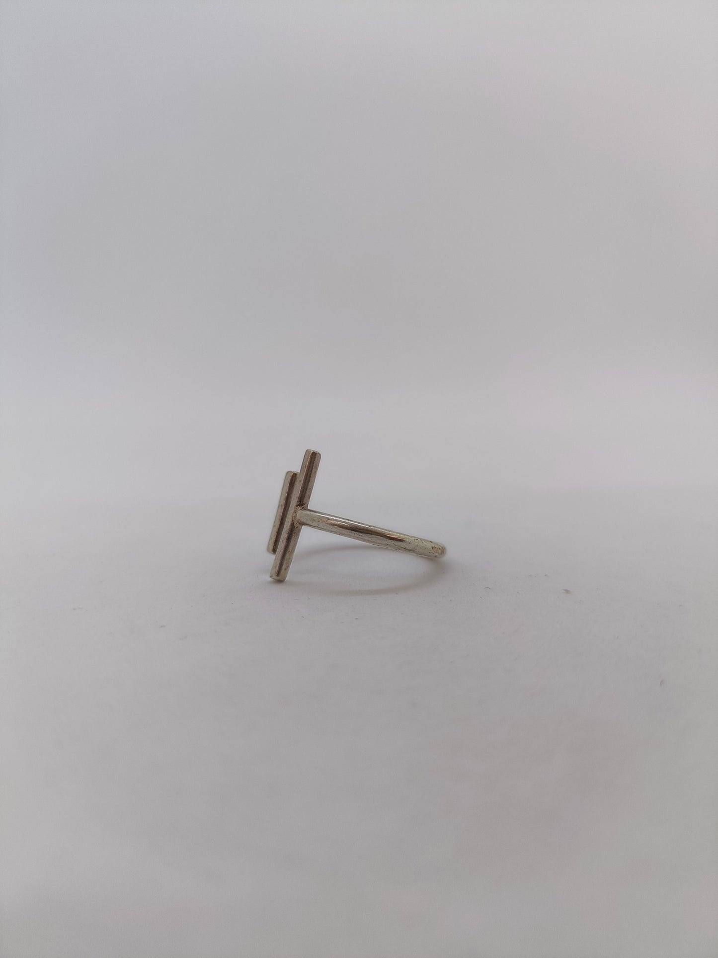 Bague parallèle en argent 925