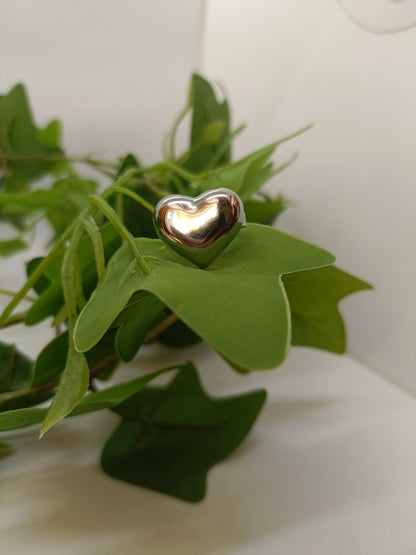 Bague gros cœur