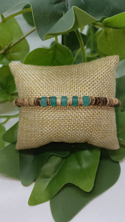 Bracelet coco bleu