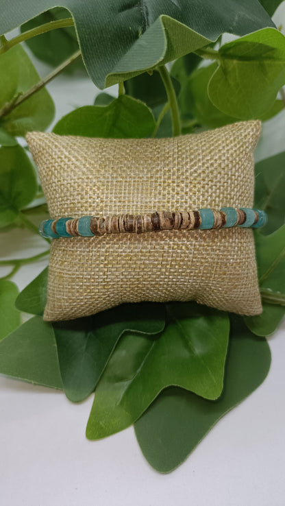 Bracelet coco bleu