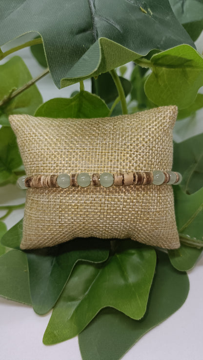 Bracelet coco blanc